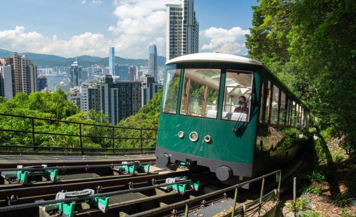 Hong Kong Peak Tram reopened after renovation
