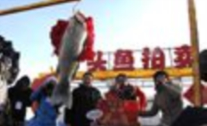 Annual winter fishing tourism festival kicks off in Xinjiang  