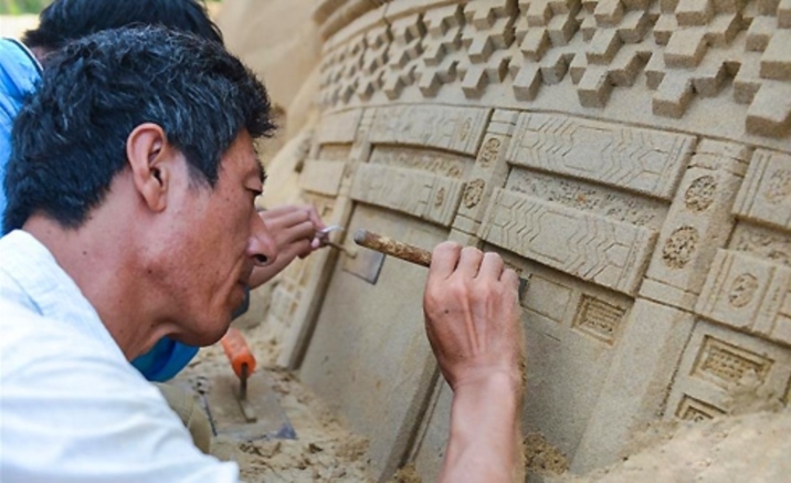 Foire des sculptures de sable 2016