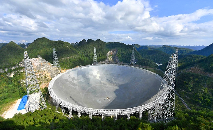 Le plus grand radiotélescope à un seul appareil du monde