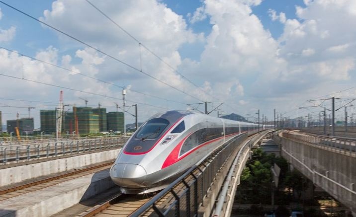 Hong Kong section of the high-speed train opened