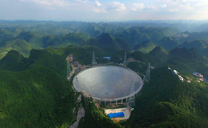 Le plus grand radiotélescope à un seul appareil du monde