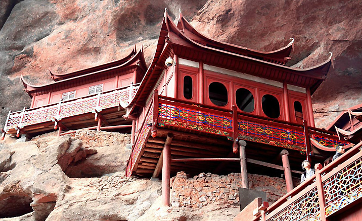Temple Ganluyan se situe sur un seul pilier, province du Fujian (2)