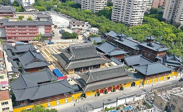 La réinstallation de la salle principale - Temple de Bouddha de Jade (Shanghai)